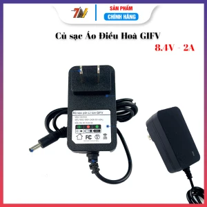 Củ sạc áo điều hòa GIFV chính hãng 8.4v 2A