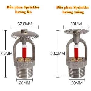 Đầu phun Sprinkler chữa cháy bằng nước - Top 1 béc chữa cháy