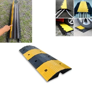 Gờ giảm tốc bằng cao su có lỗ đi dây