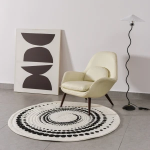 Thảm trải sàn Bavaria tròn dệt trượt nước