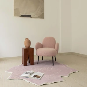 Thảm trải sàn Mepili tròn lông mềm