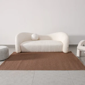 Thảm trải sàn Turky Nâu Đậm sợi đay nhân tạo