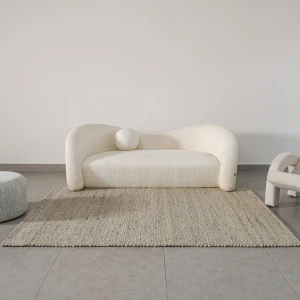 Thảm trải sàn Venus Ghi dệt tay Ấn Độ