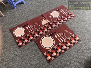 Thảm trải sàn nhà bếp hình thìa dĩa TB003