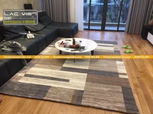 Thảm Trải Sàn Phòng Khách Lalee Fee 501 Beige Silver