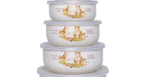 Bộ hộp đựng thực phẩm Fujihoro 5 hộp KIT-251 Nhật bản