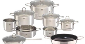 Bộ nồi chảo Elo Smaragd 9 chiếc của Đức