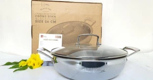 Chảo sâu lòng Blackcube Fivestar đường kính 26cm