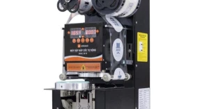 Máy dập nắp cốc tự động Unibar UB-99 Công nghệ Đài loan