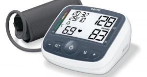 Máy đo huyết áp bắp tay Beurer BM40 có Adapter của Đức