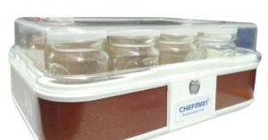Máy làm sữa chua Chefman 12 cốc thủy tinh CM-311T