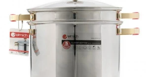 Nồi luộc gà có giá hấp Elmich Red Velvet EL0979 đường kính 28cm Cộng hòa Séc