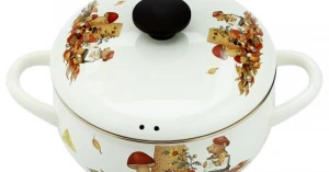 Nồi tráng men Fujihoro FTCV-20W Dung tích 2,4L Nhật bản