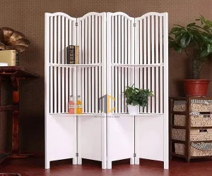 Bình phong trang trí kèm đợt kẻ sọc