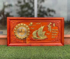 Đồng hồ gỗ Thuận Buồm Xuôi Gió