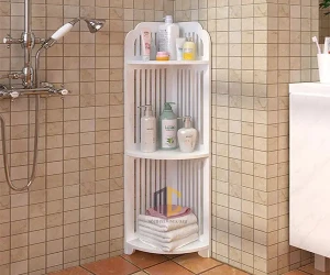 Kệ góc nhà vệ sinh nan sọc