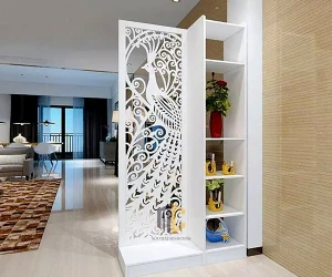 Kệ vách ngăn bếp chim công