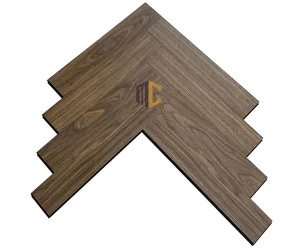 Sàn gỗ xương cá Blackwood BX02 cốt đen 12mm