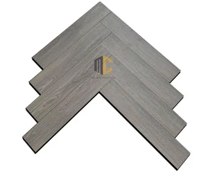 Sàn gỗ xương cá Blackwood BX08 cốt đen 12mm