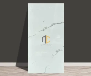 Tấm dán tường PVC vân đá trắng