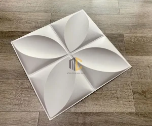 Tấm ốp 3D trang trí tường hoa thị