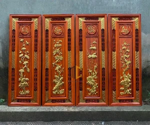 Tranh gỗ Vinh Hoa Phú Quý