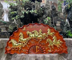 Tranh quạt Mã Đáo Thành Công