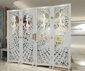 Vách bình phong CNC con công