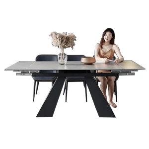 Bàn Ăn Thông Minh Mặt Đá Kéo Dài 2M