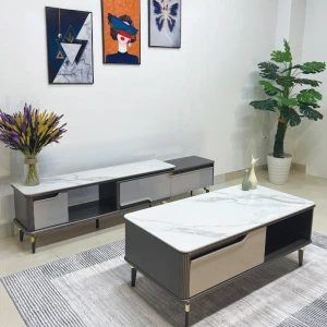 Bàn Sofa Nhập Khẩu Mặt Đá C1208