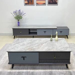 Bàn Trà Sofa Mặt Đá B01