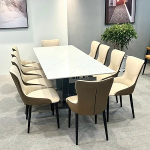 Bộ Bàn Ăn 10 Ghế Mặt Đá Nhập Khẩu Royal