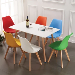 Bộ Bàn Ăn 6 Ghế Eames Nhập Khẩu