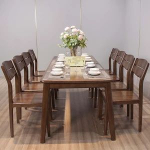 Bộ Bàn Ăn Gỗ 8 Ghế VIP Dragon Gỗ Sồi