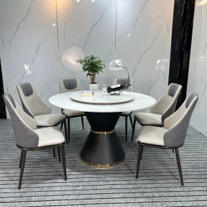 Bộ Bàn Ăn Tròn 6 Ghế Nhập Khẩu Spot