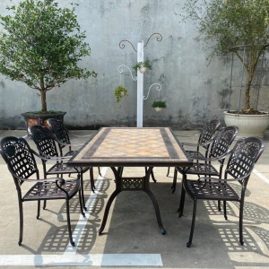 Bộ Bàn Ghế Sân Vườn 6 Ghế nhập khẩu cao cấp SV88