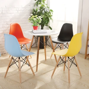 Bộ Bàn Tròn 4 Ghế Eames