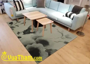 THẢM SỢI NGẮN HỌA TIẾT BỈ BELLE_52125961