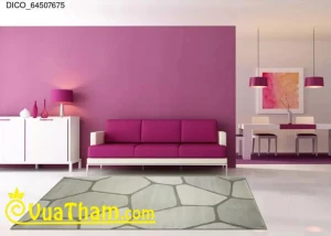 THẢM SỢI NGẮN HỌA TIẾT BỈ DICO_64507675