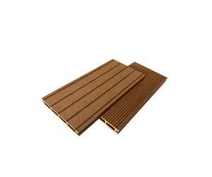 Sàn Gỗ Nhựa Ngoài Trời Swood 146x20 Vàng 2 Sọc Giá Rẻ