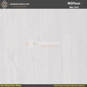 Sàn Nhựa Giả Gỗ Có Hèm Khóa Msfloor C501