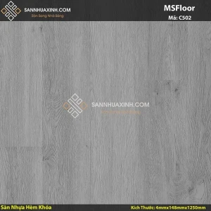 Sàn Nhựa Giả Gỗ Có Hèm Khóa Msfloor C502