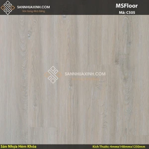 Sàn Nhựa Giả Gỗ Có Hèm Khóa Msfloor C505