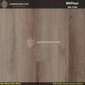 Sàn Nhựa Giả Gỗ Có Hèm Khóa Msfloor C506