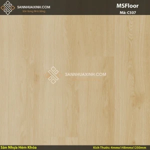 Sàn Nhựa Giả Gỗ Có Hèm Khóa Msfloor C507