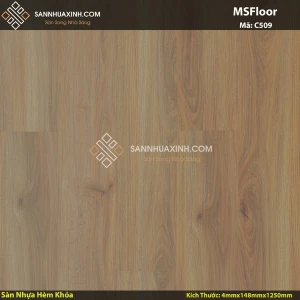 Sàn Nhựa Giả Gỗ Có Hèm Khóa Msfloor C509