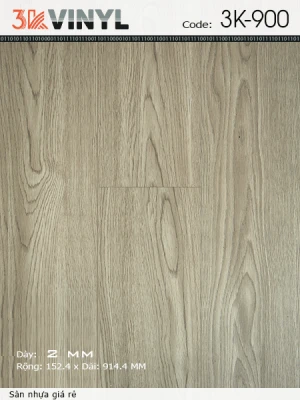 Sàn Nhựa Dán 3K900 - Sàn Nhựa Dán Keo Vân Gỗ Giá rẻ