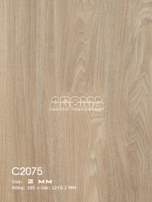 Sàn Nhựa Dán C2075 - Sàn nhựa vân gỗ giá rẻ