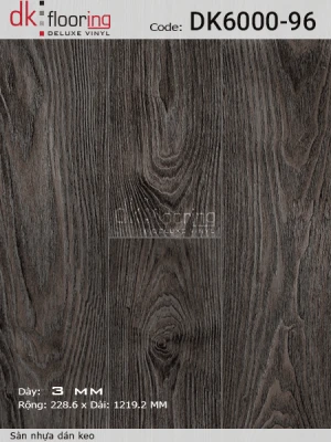 Sàn Nhựa Dán Keo DK6000-96 - sàn nhựa giả gỗ hàn quốc
