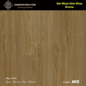 Sàn Nhựa Giả Gỗ Hèm Khóa Aroma A8535